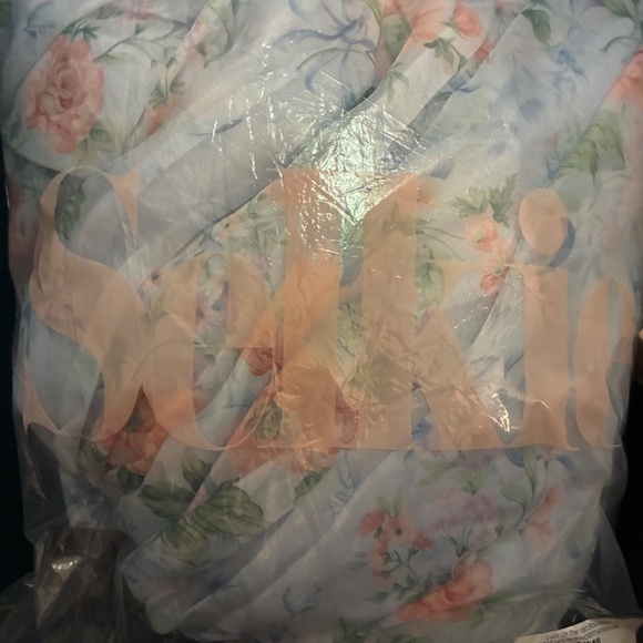 Selkie Strapless Pastel Floral Dress - Picture 11 of 13